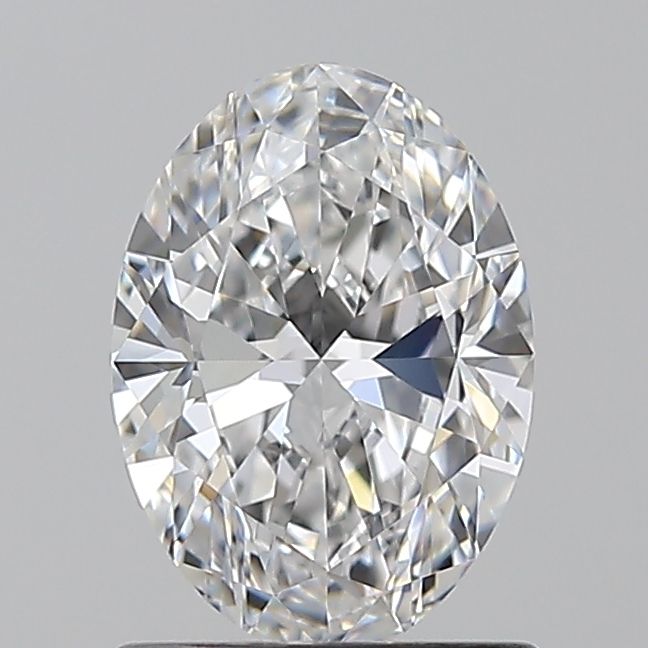 1.06 Carat Oval Natural Diamond with  Cut Diamond in 14KT  view 1
