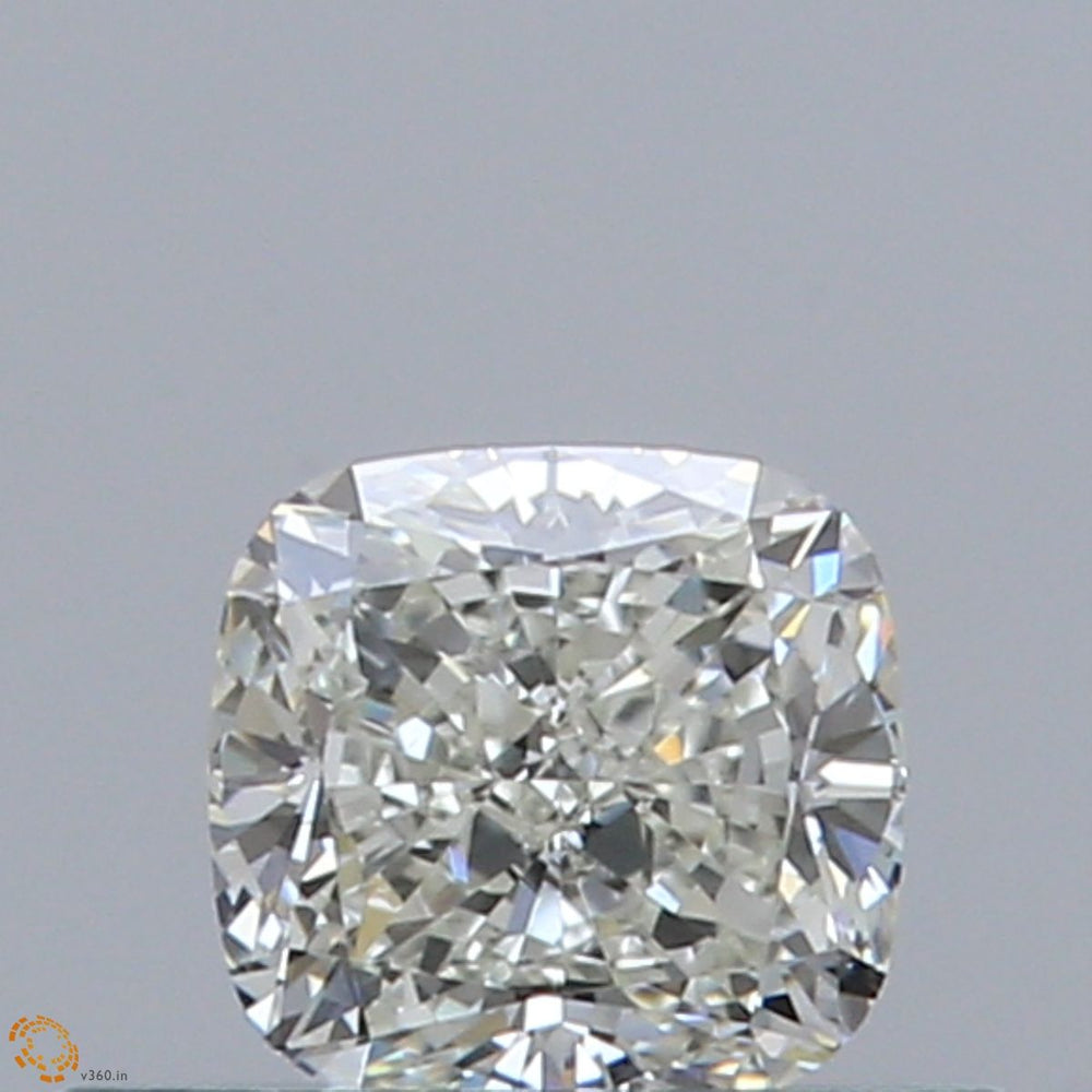 0.42 Carat CUSHION Natural Diamond with  Cut Diamond in 14KT  view 1
