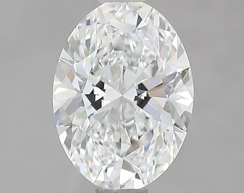 1.7 Carat Oval Lab Diamond with  Cut Diamond in 14KT  view 1
