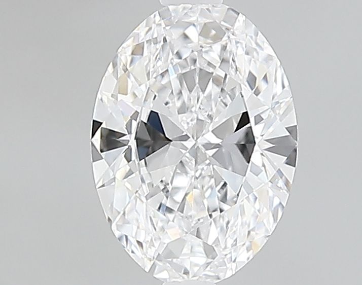 1.0 Carat Oval Lab Diamond with  Cut Diamond in 14KT  view 1
