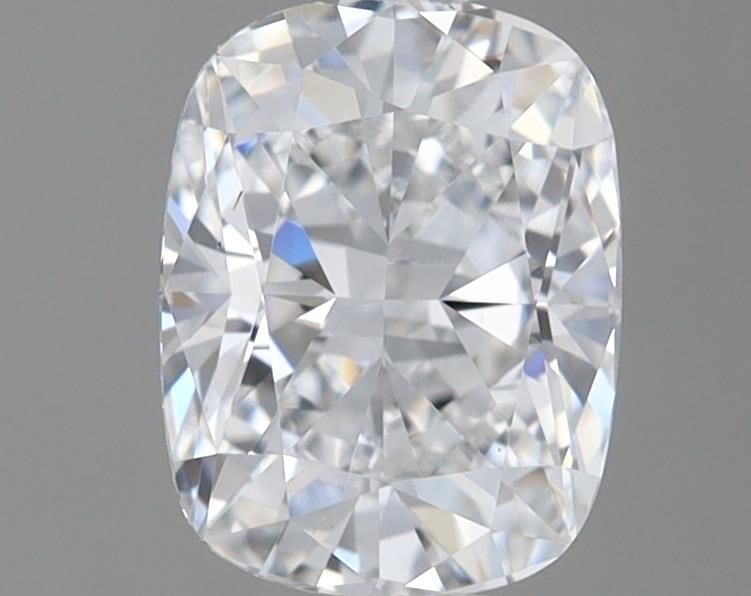 0.93 Carat Cushion Lab Diamond with  Cut Diamond in 14KT  view 1
