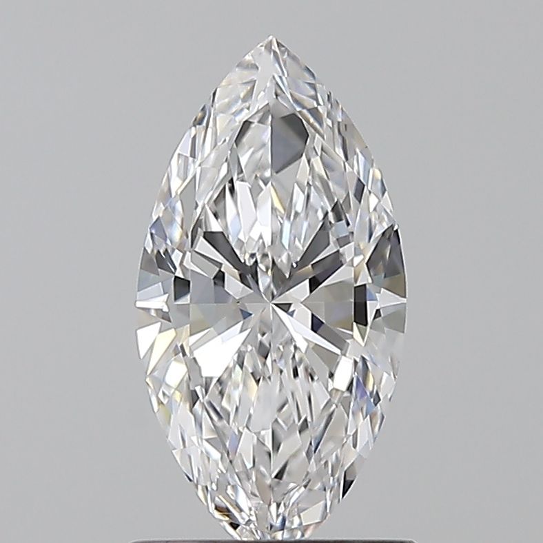 1.01 Carat Marquise Natural Diamond with  Cut Diamond in 14KT  view 1
