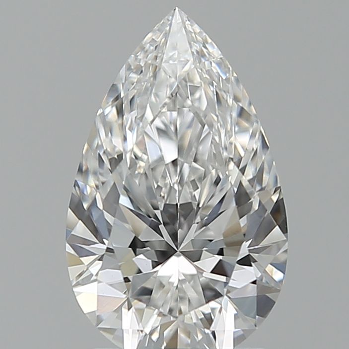 1.55 Carat Pear Lab Diamond with  Cut Diamond in 14KT  view 1
