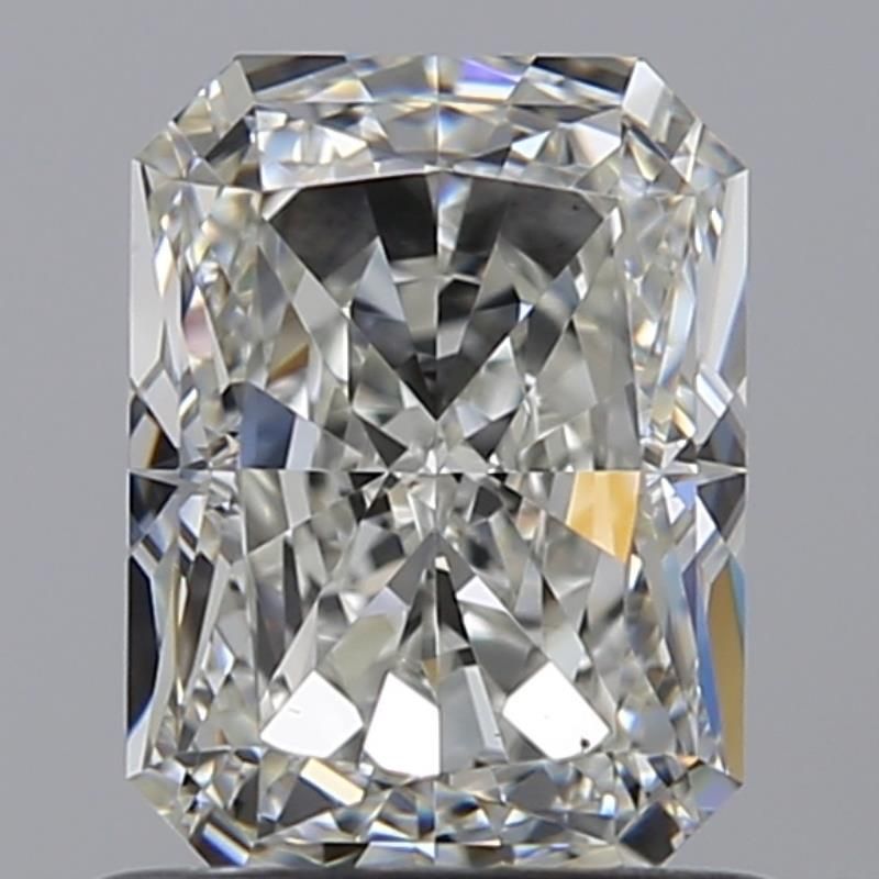 1.01 Carat Radiant Natural Diamond with  Cut Diamond in 14KT  view 1
