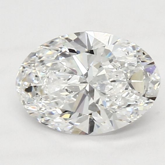 1.18 Carat Oval Lab Diamond with  Cut Diamond in 14KT  view 1
