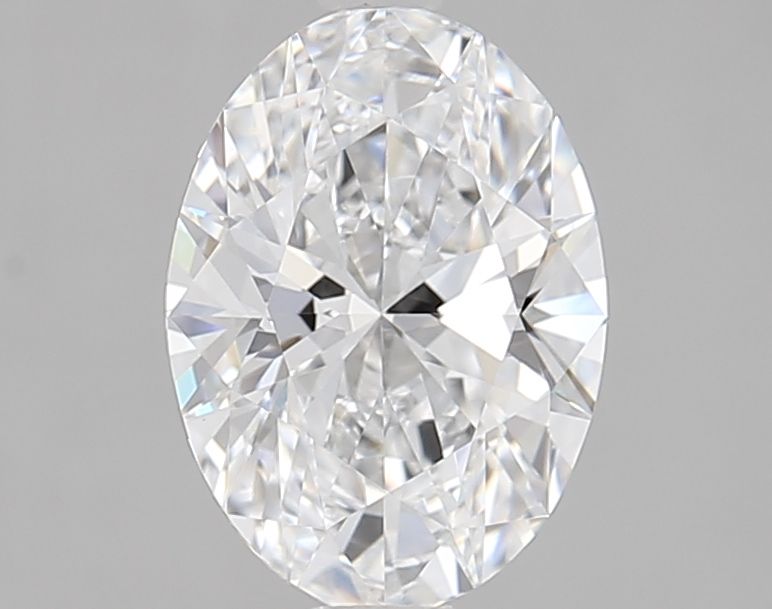 2.13 Carat Oval lab Diamond with  Cut Diamond in 14KT  view 1
