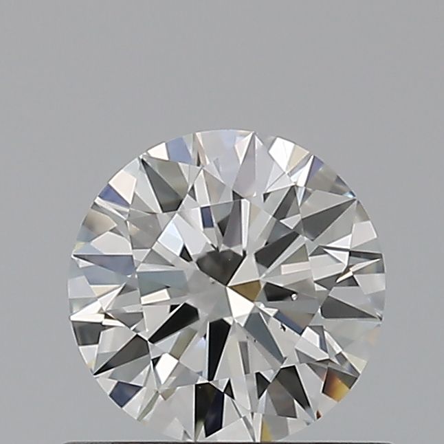 0.5 Carat Round Natural Diamond with  Cut Diamond in 14KT  view 1
