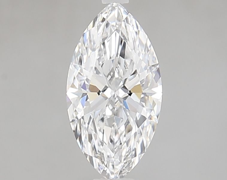 1.03 Carat Marquise Lab Diamond with  Cut Diamond in 14KT  view 1
