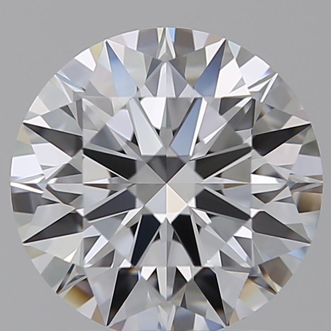 1.59 Carat Round Lab Diamond with  Cut Diamond in 14KT  view 1
