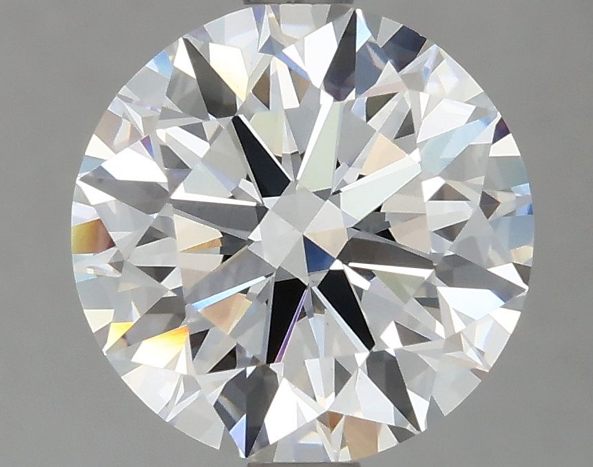 2.54 Carat Round Lab Diamond with  Cut Diamond in 14KT  view 1
