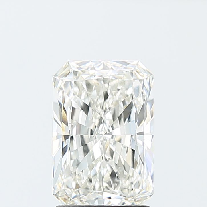 2.08 Carat Radiant Lab Diamond with  Cut Diamond in 14KT  view 1
