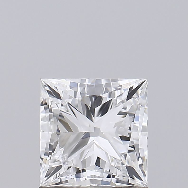 1.17 Carat Princess Lab Diamond with  Cut Diamond in 14KT  view 1
