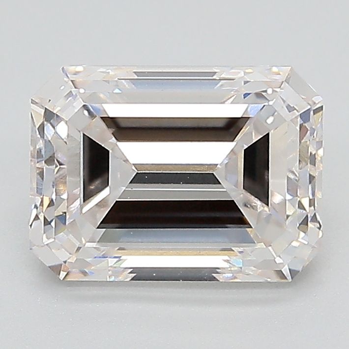 2.11 Carat Emerald Lab Diamond with  Cut Diamond in 14KT  view 1
