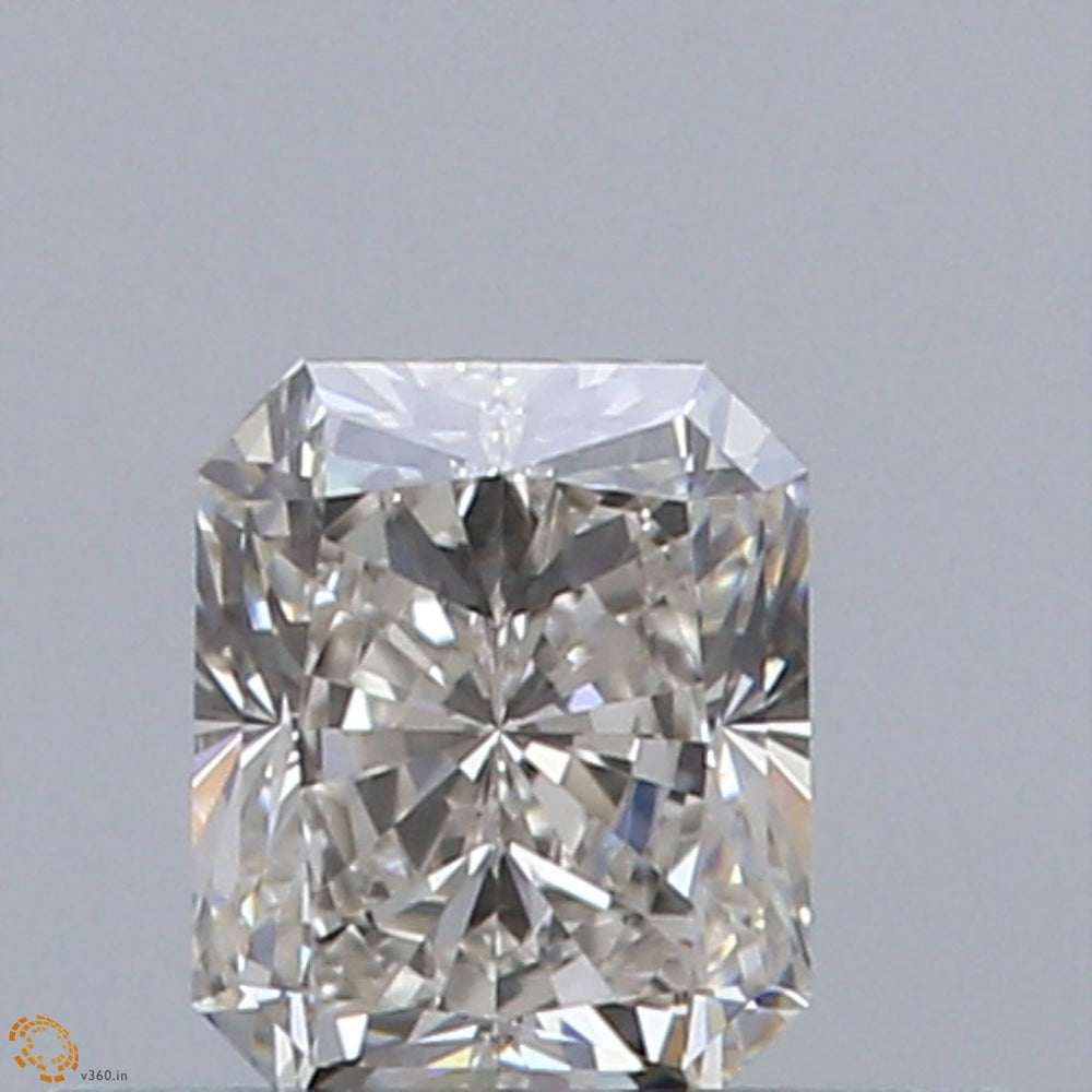 0.4 Carat Radiant Natural Diamond with  Cut Diamond in 14KT  view 1
