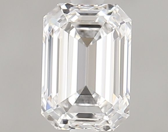 1.02 Carat Emerald Lab Diamond with  Cut Diamond in 14KT  view 1
