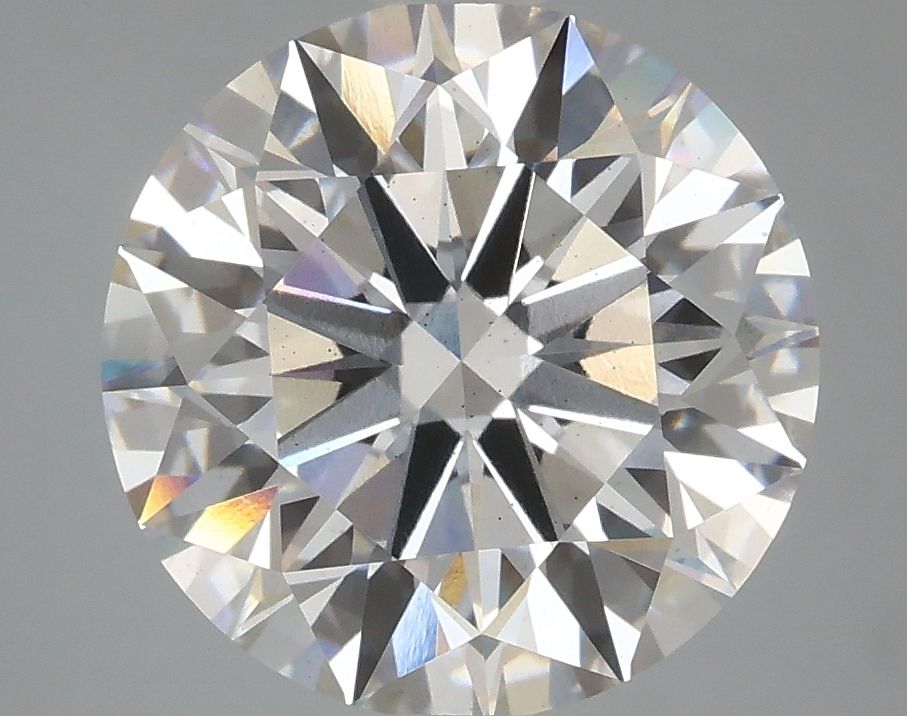 4.75 Carat Round Lab Diamond with  Cut Diamond in 14KT  view 1
