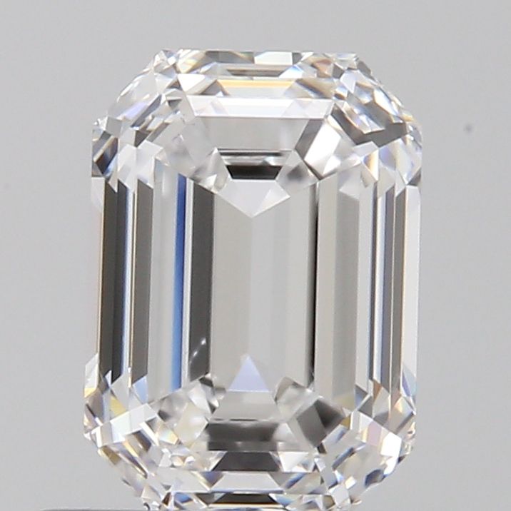 1.01 Carat Emerald Natural Diamond with  Cut Diamond in 14KT  view 1
