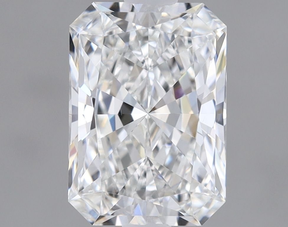 1.32 Carat Radiant Lab Diamond with  Cut Diamond in 14KT  view 1
