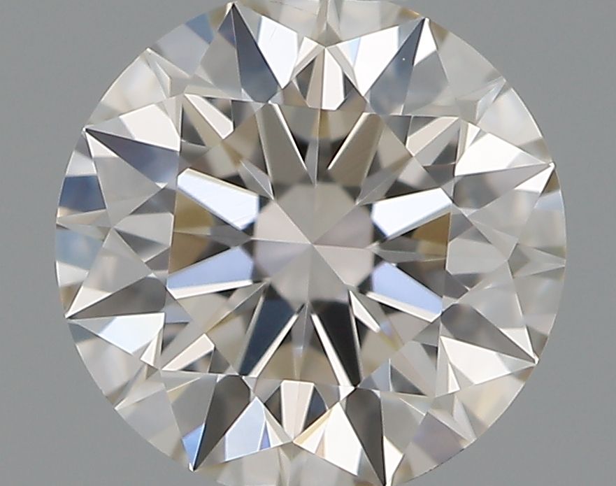 0.51 Carat Round Natural Diamond with  Cut Diamond in 14KT  view 1
