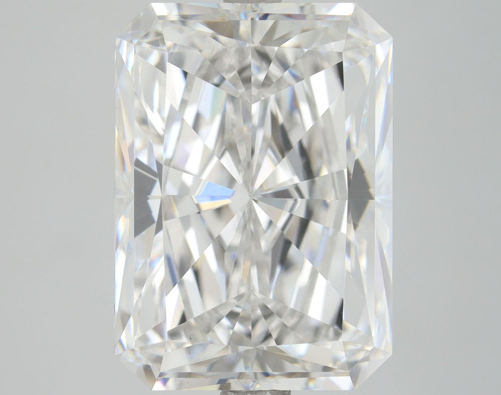 5.01 Carat Radiant Lab Diamond with  Cut Diamond in 14KT  view 1
