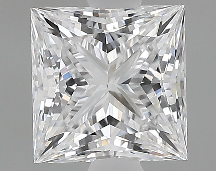 1.1 Carat Princess Lab Diamond with  Cut Diamond in 14KT  view 1

