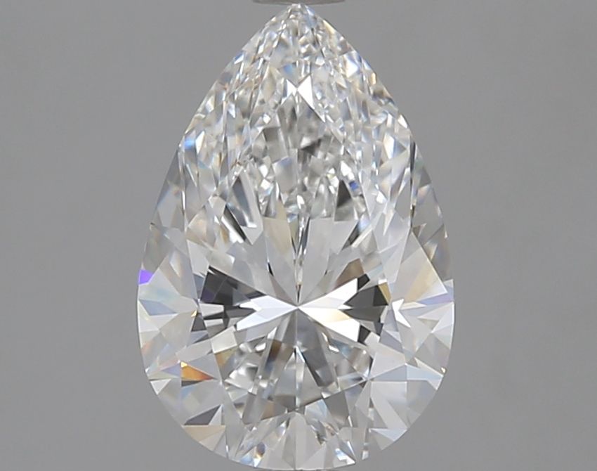 2.05 Carat Pear Lab Diamond with  Cut Diamond in 14KT  view 1

