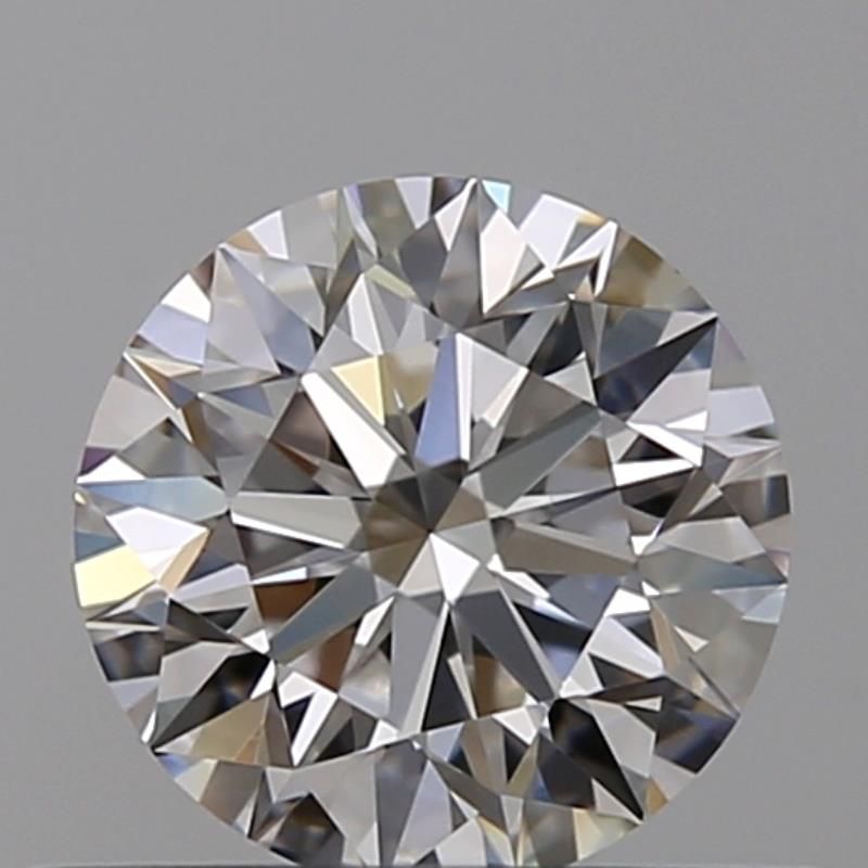 0.51 Carat Round Natural Diamond with  Cut Diamond in 14KT  view 1
