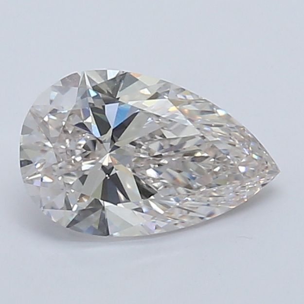 1.06 Carat Pear Lab Diamond with  Cut Diamond in 14KT  view 1
