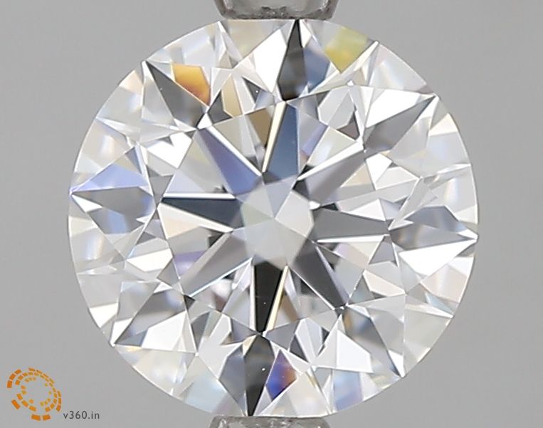 1.45 Carat Round Lab Diamond with  Cut Diamond in 14KT  view 1
