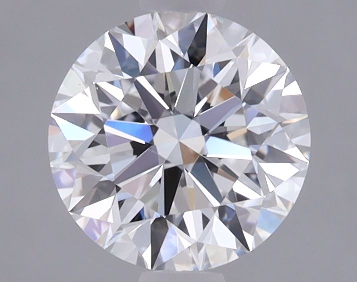 1.2 Carat Round Lab Diamond with  Cut Diamond in 14KT  view 1
