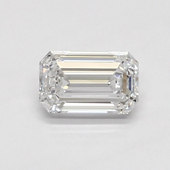 0.54 Carat Emerald Lab Diamond with  Cut Diamond in 14KT  view 1
