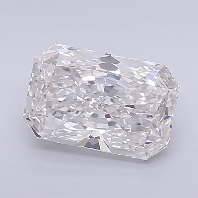 1.75 Carat Radiant Lab Diamond with  Cut Diamond in 14KT  view 1
