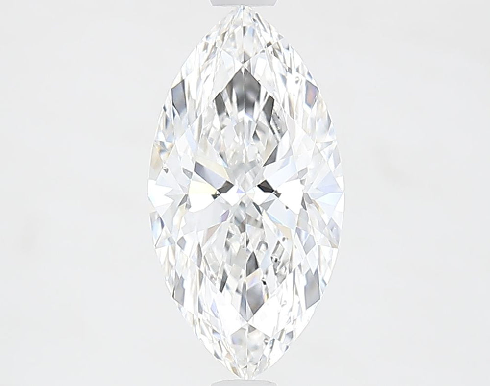 1.71 Carat Marquise Lab Diamond with  Cut Diamond in 14KT  view 1
