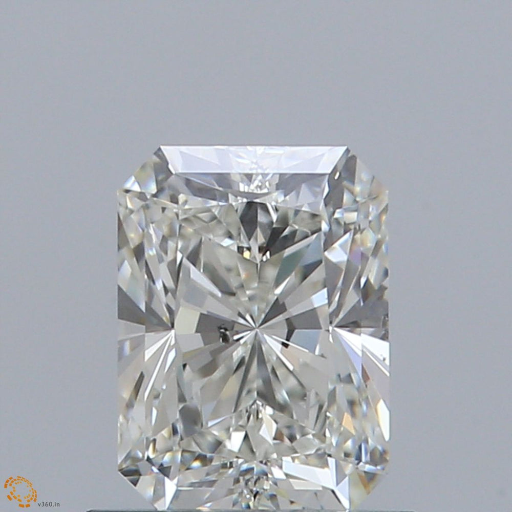 1.0 Carat Radiant Natural Diamond with  Cut Diamond in 14KT  view 1
