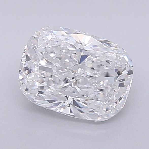 1.42 Carat Cushion Lab Diamond with  Cut Diamond in 14KT  view 1
