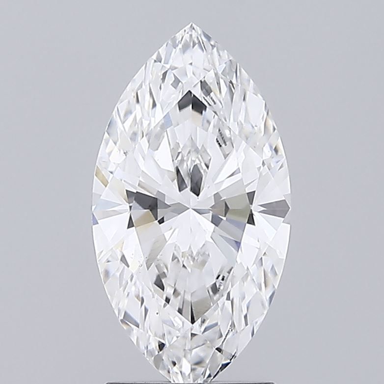 2.01 Carat Marquise Lab Diamond with  Cut Diamond in 14KT  view 1
