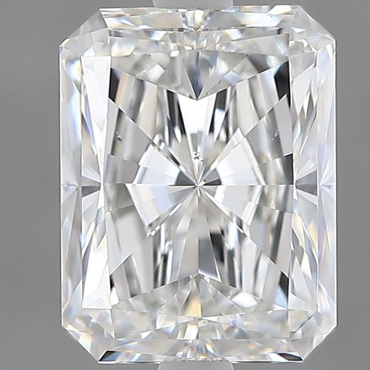 1.5 Carat Radiant Natural Diamond with  Cut Diamond in 14KT  view 1
