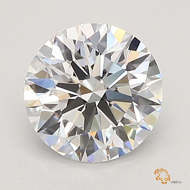 0.79 Carat Round Lab Diamond with  Cut Diamond in 14KT  view 1
