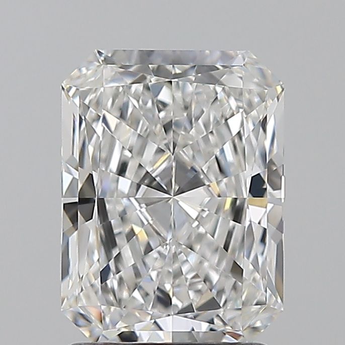 1.51 Carat Radiant Natural Diamond with  Cut Diamond in 14KT  view 1
