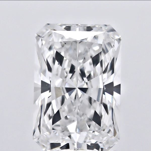 1.0 Carat Radiant Lab Diamond with  Cut Diamond in 14KT  view 1
