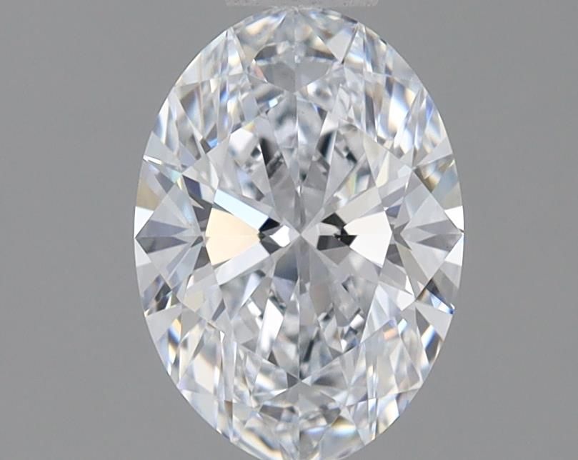 1.35 Carat Oval Lab Diamond with  Cut Diamond in 14KT  view 1
