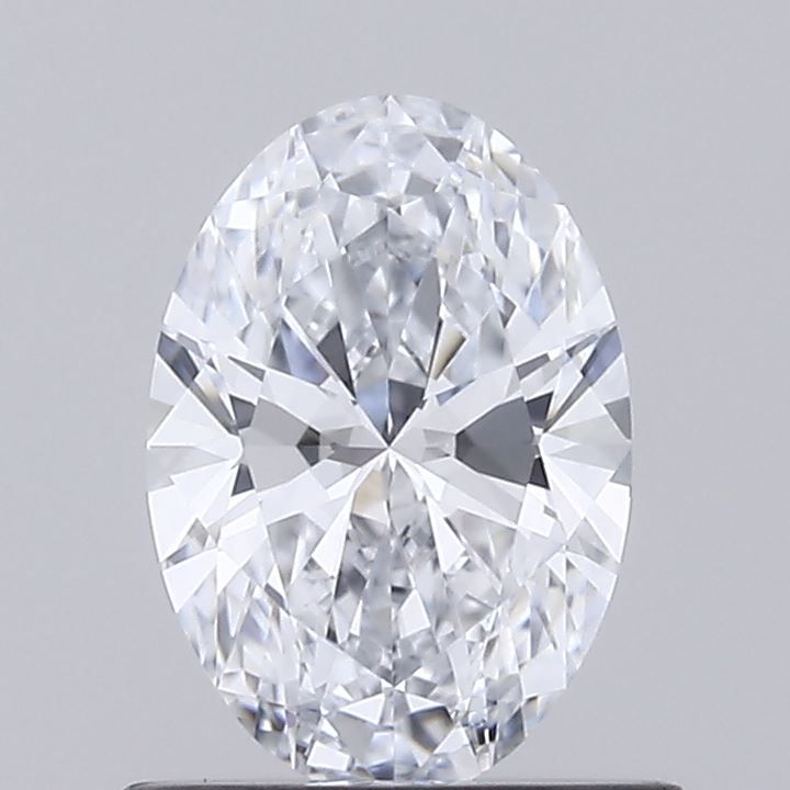 0.73 Carat Oval Lab Diamond with  Cut Diamond in 14KT  view 1

