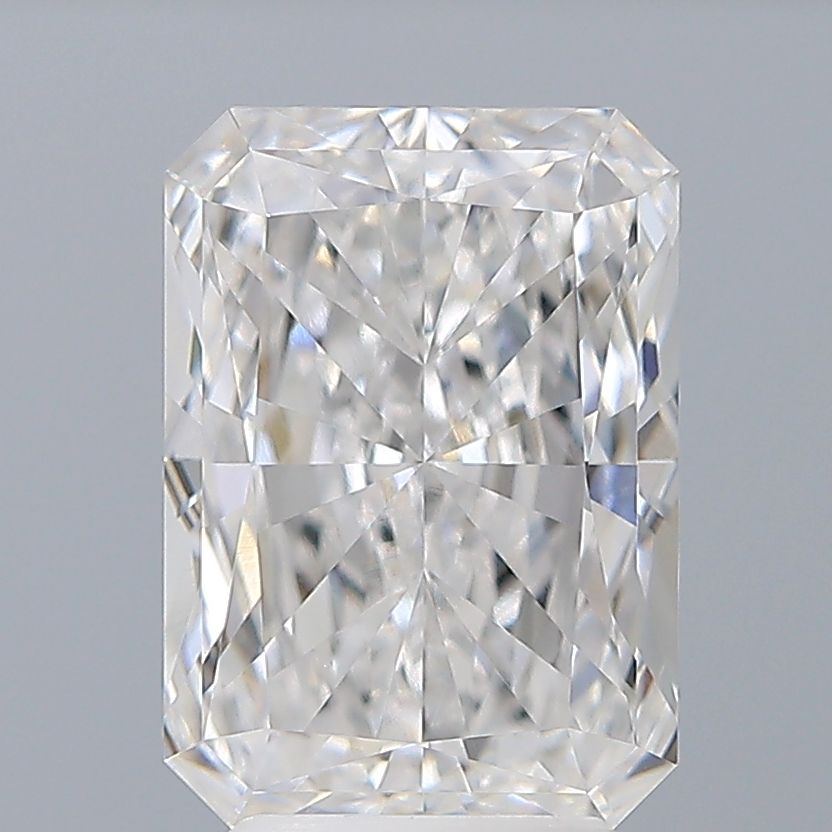 4.16 Carat Radiant Lab Diamond with  Cut Diamond in 14KT  view 1
