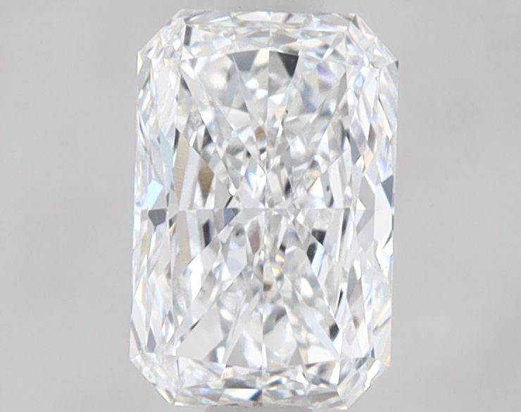 1.04 Carat Radiant Lab Diamond with  Cut Diamond in 14KT  view 1
