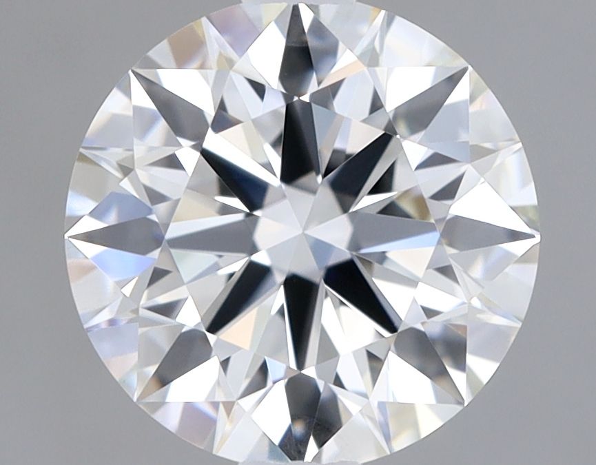 1.25 Carat Round Lab Diamond with  Cut Diamond in 14KT  view 1
