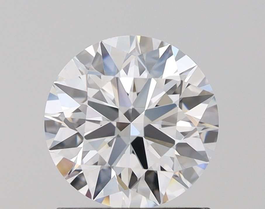 1.16 Carat Round Lab Diamond with  Cut Diamond in 14KT  view 1
