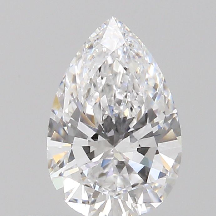 0.51 Carat Pear Natural Diamond with  Cut Diamond in 14KT  view 1
