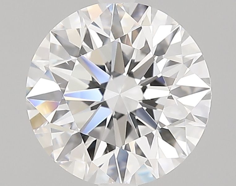 2.03 Carat Round Lab Diamond with  Cut Diamond in 14KT  view 1
