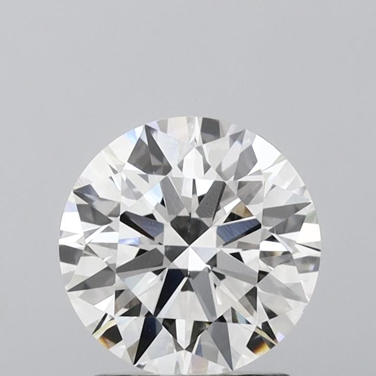 2.24 Carat Round Lab Diamond with  Cut Diamond in 14KT  view 1
