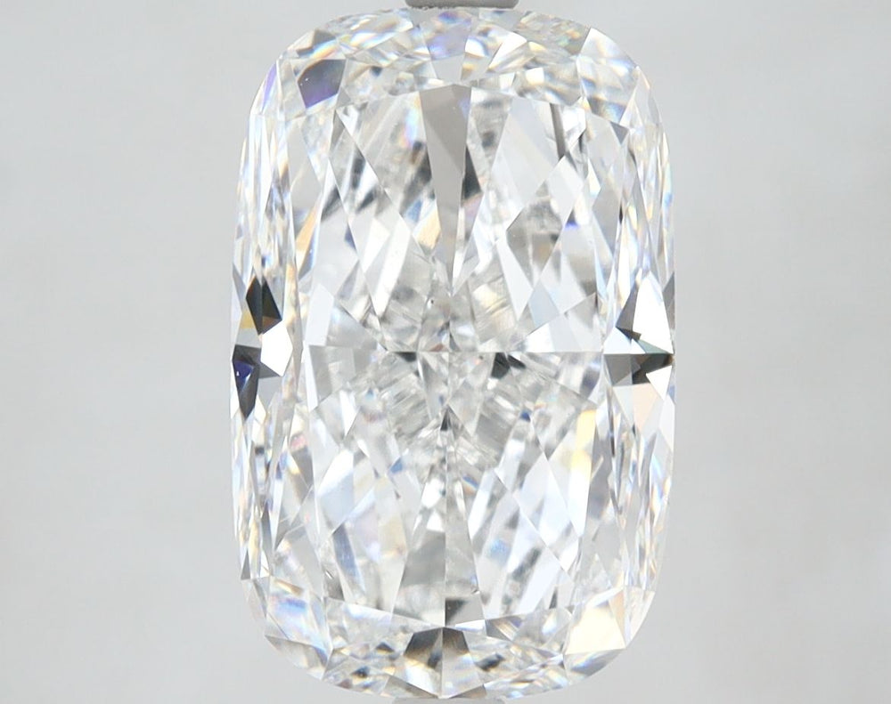 5.0 Carat Cushion Lab Diamond with  Cut Diamond in 14KT  view 1
